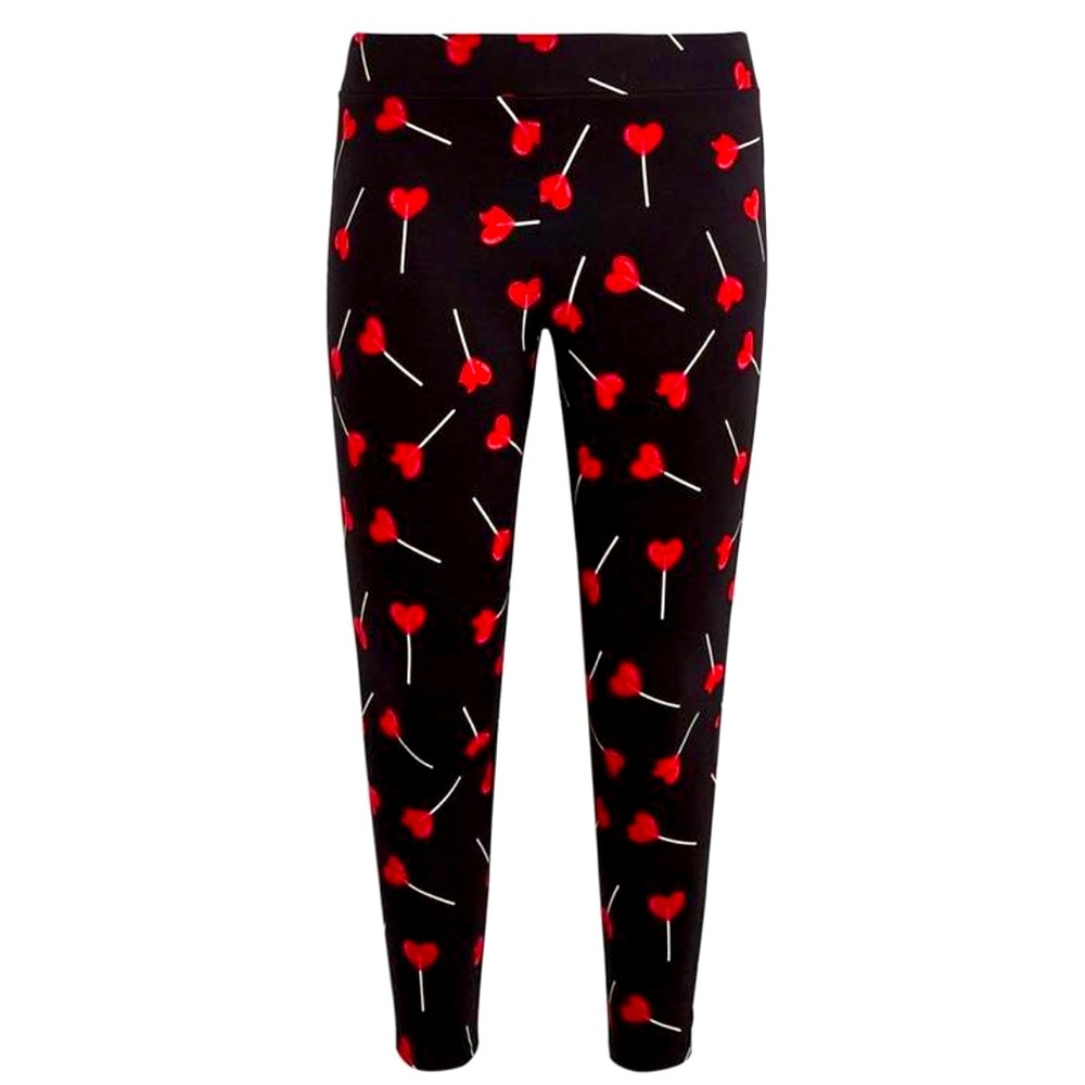 Torrid, Size 4 - Full Length Signature Waist Leggings, Heart Lollipops